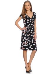 Mexx Wickelkleid schwarz