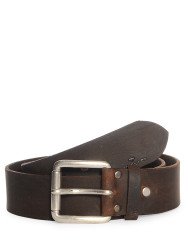 Tom Tailor Ledergürtel dunkelbraun